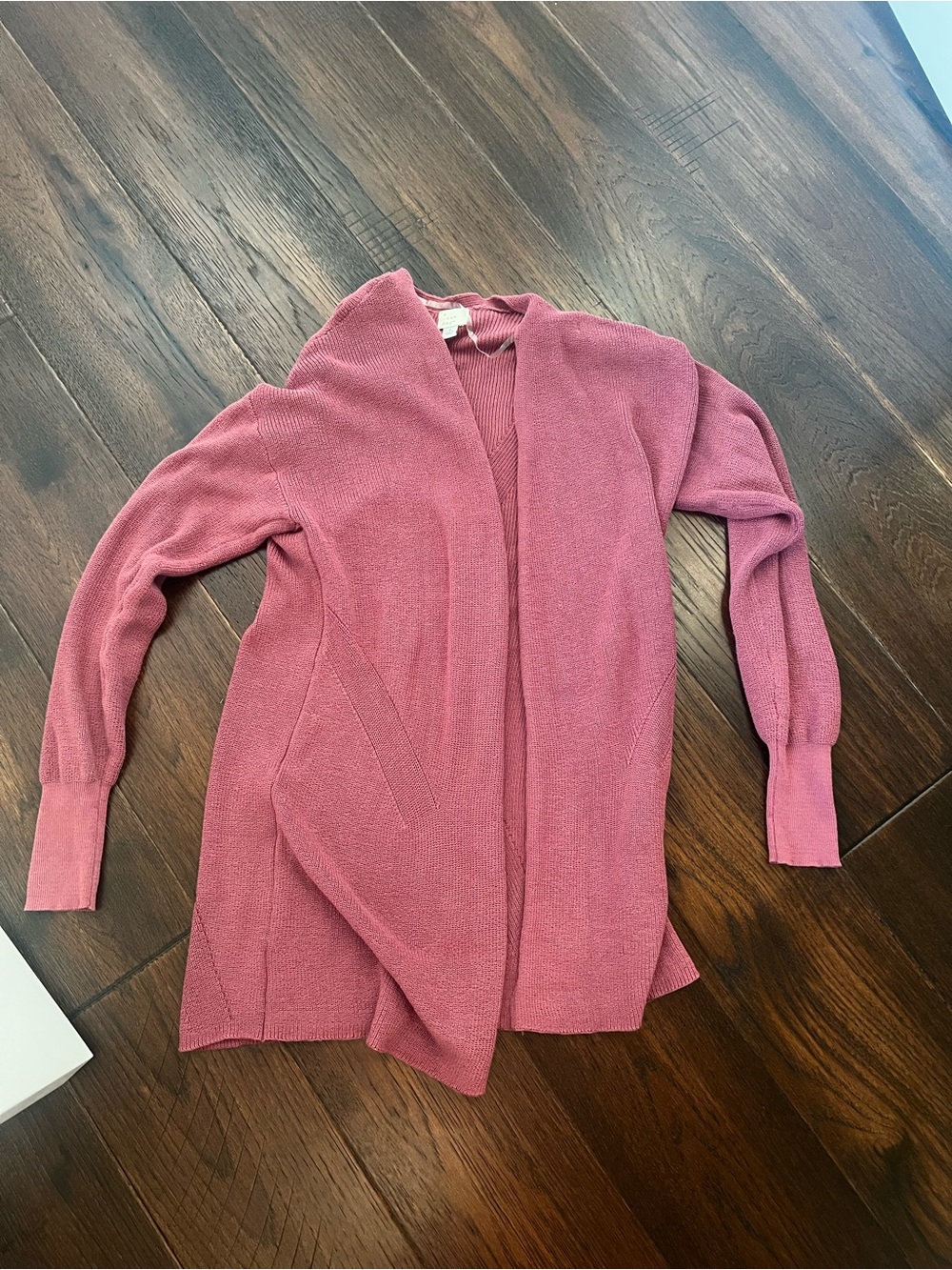 a new day Dusty Rose Open-Front Cardigan